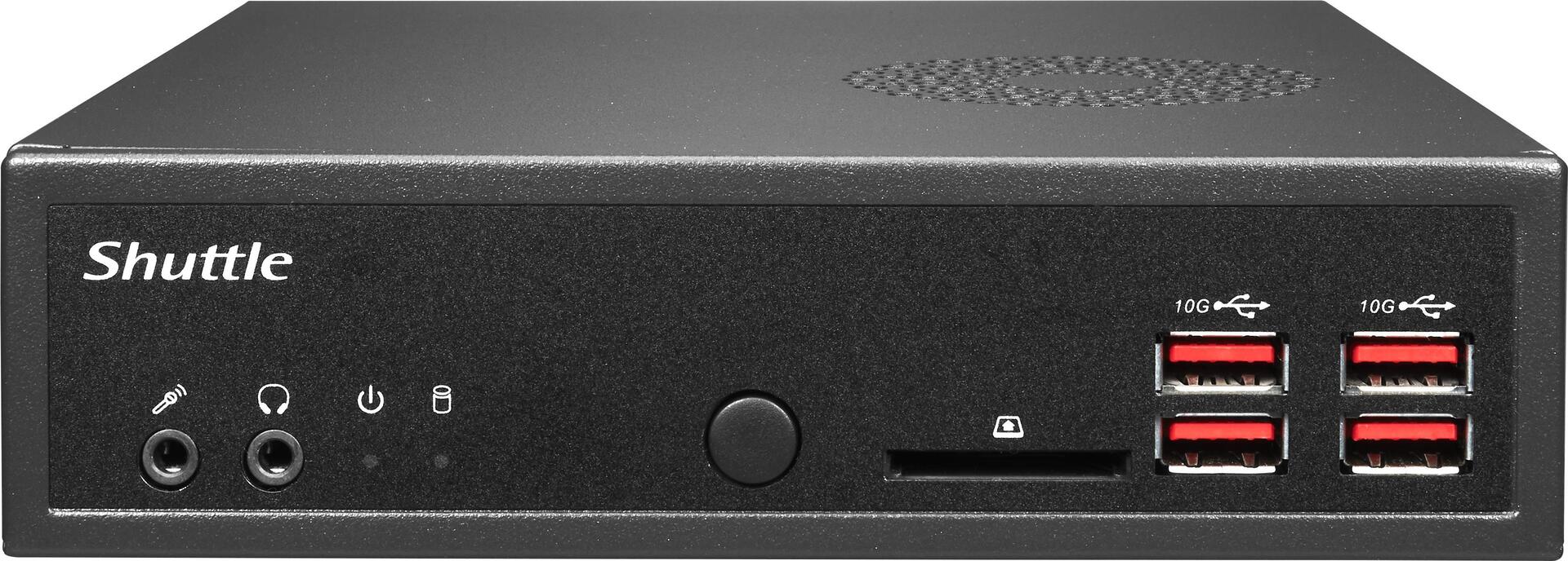 Купить Shuttle XPC slim DH32U - Barebone - Slim-PC - 1 x Pentium Gold 7505 / 2 GHz ULV - RAM 0 GB - UHD Graphics - GigE - Schwarz в магазине wardena.ru