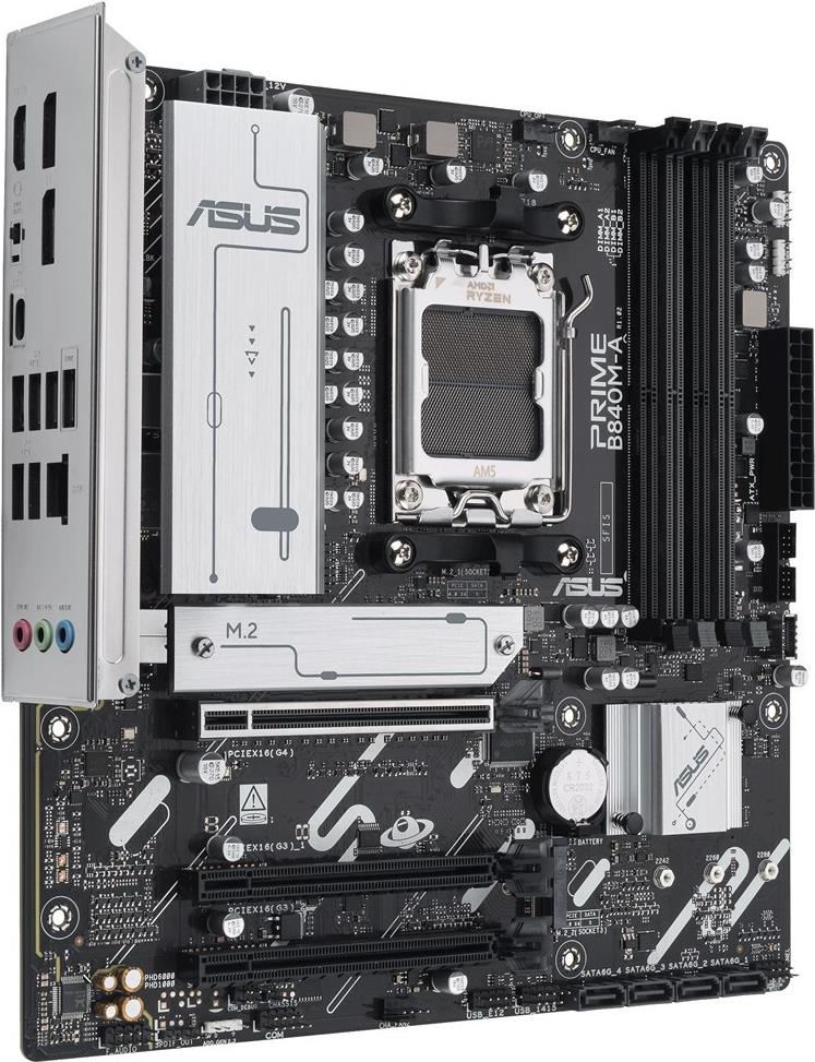 Купить ASUS MB ASUS AMD AM5 PRIME B840M-A-CSM - AMD Sockel AM5 (Ryzen Zen4) - Micro/Mini/Flex-ATX (90MB1J10-M0EAYC) в магазине wardena.ru