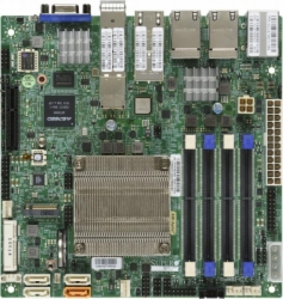 Купить Motherboard Supermicro MBD-A2SDI-16C-TP8F-O SoC FCBGA1310 Intel Atom C3958 FCBGA1310 SATA M.2 DDR4 IPMI в магазине wardena.ru