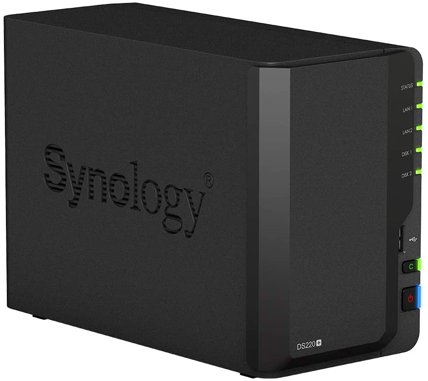 Купить Synology Disk Station DS220+ - NAS-Server - 2 Schächte - SATA 6Gb/s - RAID 0, 1, JBOD - RAM 2 GB - Gigabit Ethernet - iSCSI (DS220+) в магазине wardena.ru