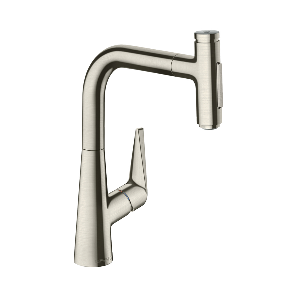 Купить Hansgrohe Talis Select M51 Кухонный смеситель однорычажный 220 с вытяжным душем 2jet sBox хром 73868000 в магазине wardena.ru