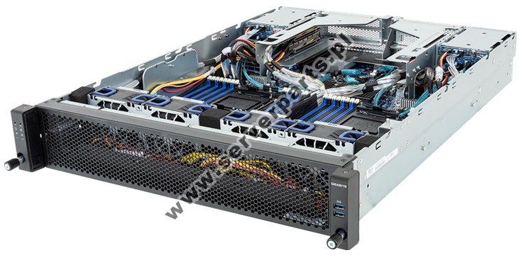Купить Server Gigabyte E284-S90-AAJ1 • 2U SATA/M.2 • 2x1GbE в магазине wardena.ru