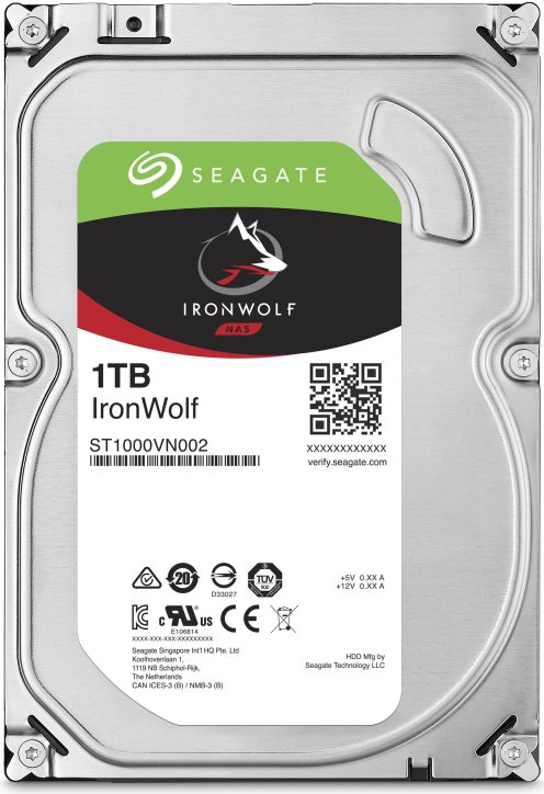 Купить Seagate IronWolf NAS HDD ST1000VN002 - 1TB 5900rpm 64MB 3.5" SATA600 (ST1000VN002) в магазине wardena.ru