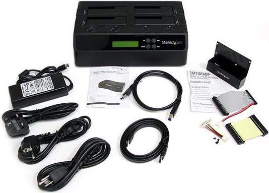 Купить StarTech.com 4 Bay Festplatten Kopierstation USB 3.0 / eSATA auf SATA - HDD 1:3 Duplikator - Festplattenduplikator - 4 Schächte (SATA-300) (SATDOCK4U3RE) в магазине wardena.ru