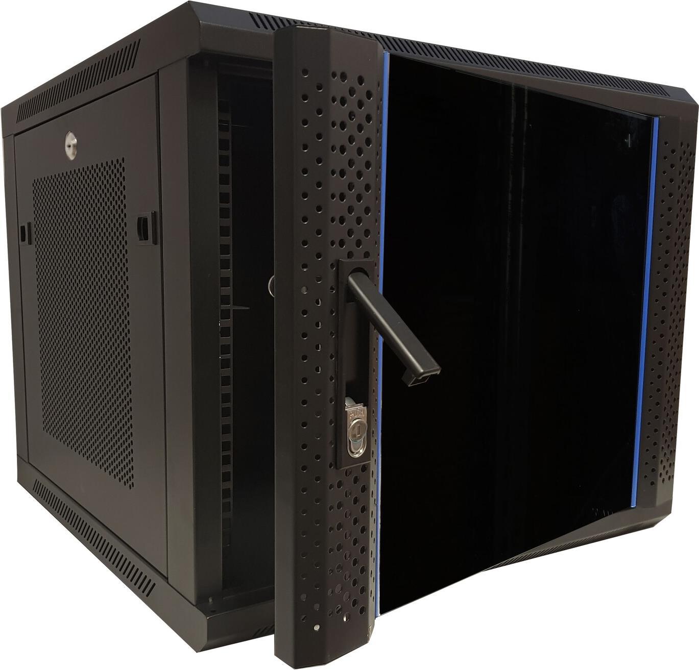 Купить DSIT 9 HE Serverschrank, 19” Wandgehäuse mit Glastür und Perforierte Seitenwände (BxTxH) 600 x 600 x 501mm (DS6609ZP) в магазине wardena.ru
