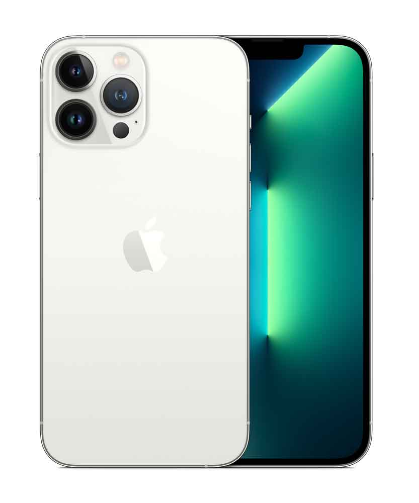Купить Apple iPhone 13 Pro Max - 5G Smartphone - Dual-SIM / Interner Speicher 256 GB - OLED-Display - 6.7" - 2778 x 1284 Pixel (120 Hz) - Triple-Kamera 12 MP, 12 MP, 12 MP - front camera 12 MP - Silber (MLLC3ZD/A) в магазине wardena.ru
