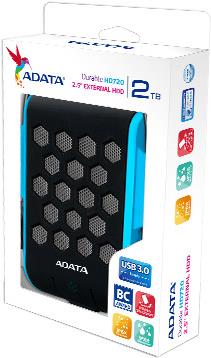 Купить ADATA HD720 - Festplatte - 2 TB - extern (tragbar) - USB 3.0 - Blau (AHD720-2TU3-CBL) в магазине wardena.ru