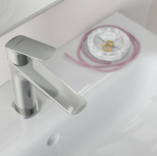 Купить Hansgrohe Logis Смеситель для раковины однорычажный 110 Fine без сливного гарнитура хром 71253000 в магазине wardena.ru
