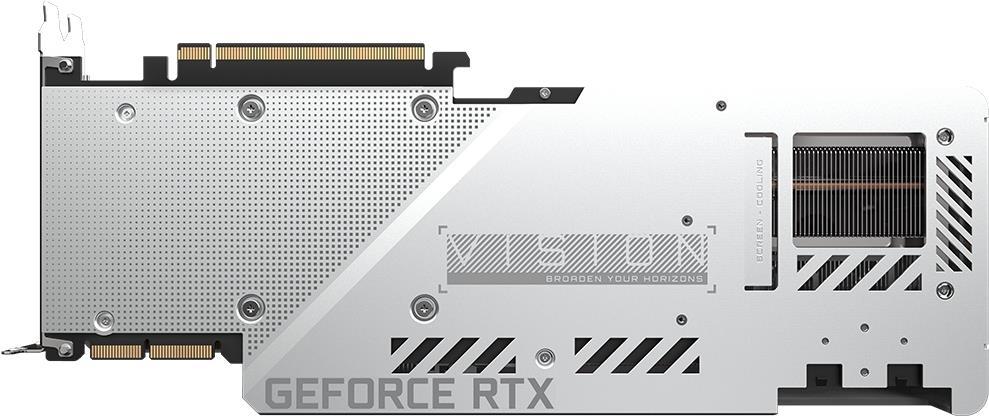 Купить Gigabyte GeForce RTX 3090 VISION OC 24G - Grafikkarten - GF RTX 3090 - 24 GB GDDR6X - PCIe 4.0 x16 - 2 x HDMI, 3 x DisplayPort (GV-N3090VISION OC-24GD) в магазине wardena.ru