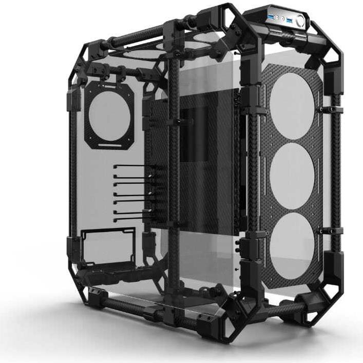 Купить Alphacool Apex Skeleton Carbon ATX-Gehäuse (14593) в магазине wardena.ru