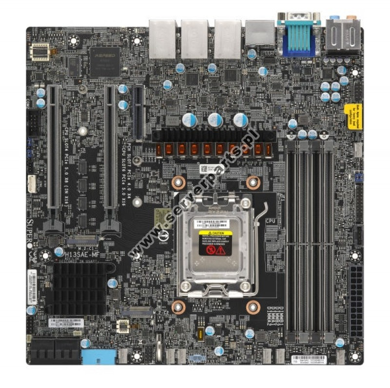 Купить Motherboard Supermicro MBD-H13SAE-MF SoC LGA1718 AMD Ryzen 7000 SATA M.2 DDR5 в магазине wardena.ru