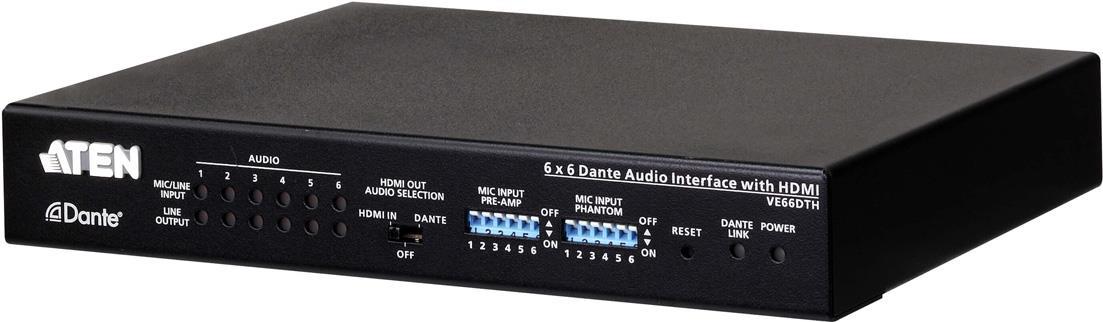 Купить ATEN VE66DTH 6 x 6 Dante Audio Interface mit HDMI (VE66DTH) в магазине wardena.ru