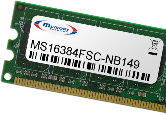 Купить Memory Solution MS16384FSC-NB149 Speichermodul 16 GB (MS16384FSC-NB149) в магазине wardena.ru
