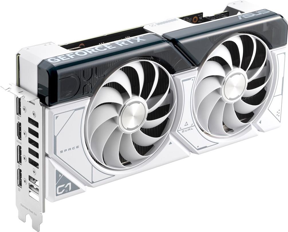 Купить ASUS DUAL GeForce RTX 4070 SUPER OC WHITE Grafikkarte - 12GB GDDR6X (90YV0K84-M0NA00) в магазине wardena.ru