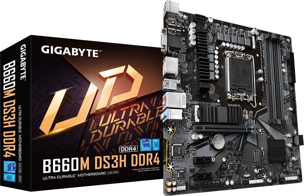 Купить Gigabyte B660M DS3H DDR4 - Intel - LGA 1700 - Intel® Celeron® - Intel® Core™ i3 - Intel® Core™ i5 - Intel® Core™ i7 - Intel® Core™ i9,... - LGA 1700 - DDR4-SDRAM - 128 GB (B660M DS3H DDR4) в магазине wardena.ru