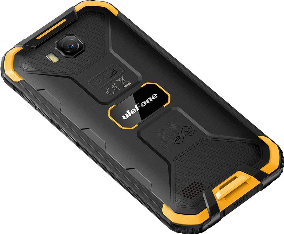 Купить Ulefone Armor X6 12,7 cm (5" ) 2 GB 16 GB Dual-SIM 3G Mikro-USB Orange Android 9.0 4000 mAh (UF-AX6/OE) в магазине wardena.ru
