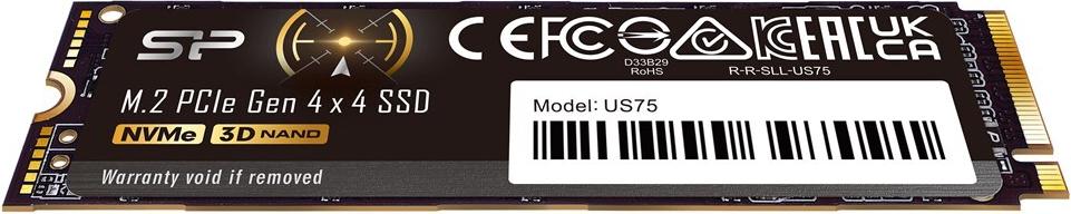 Купить Silicon Power US75 4 TB M.2 PCI Express 4.0 NVMe (SP04KGBP44US7505) в магазине wardena.ru