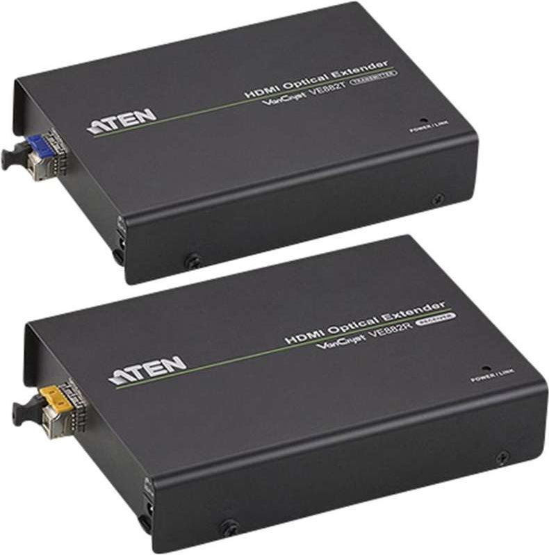 Купить ATEN VanCryst VE882 HDMI Optical Extender Transmitter and Receiver Units - Video-, Audio-, Infrarot- und serielle Erweiterung - HDMI - bis zu 600 m - 1310 nm / 1550 nm (VE882) в магазине wardena.ru