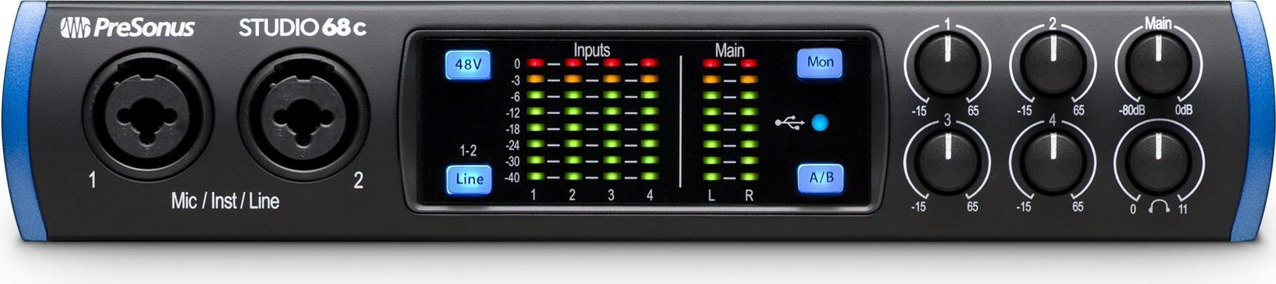 Купить PreSonus Studio 68c - USB-C-Audio-Schnittstelle (PRE STUDIO 68C) в магазине wardena.ru
