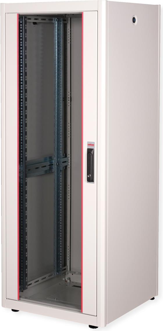 Купить Roline Basic - Schrank Netzwerkschrank - Glas Tür - Hellgrau, RAL 7035 - 32U - 48.3 cm (19") (26.21.0037) в магазине wardena.ru