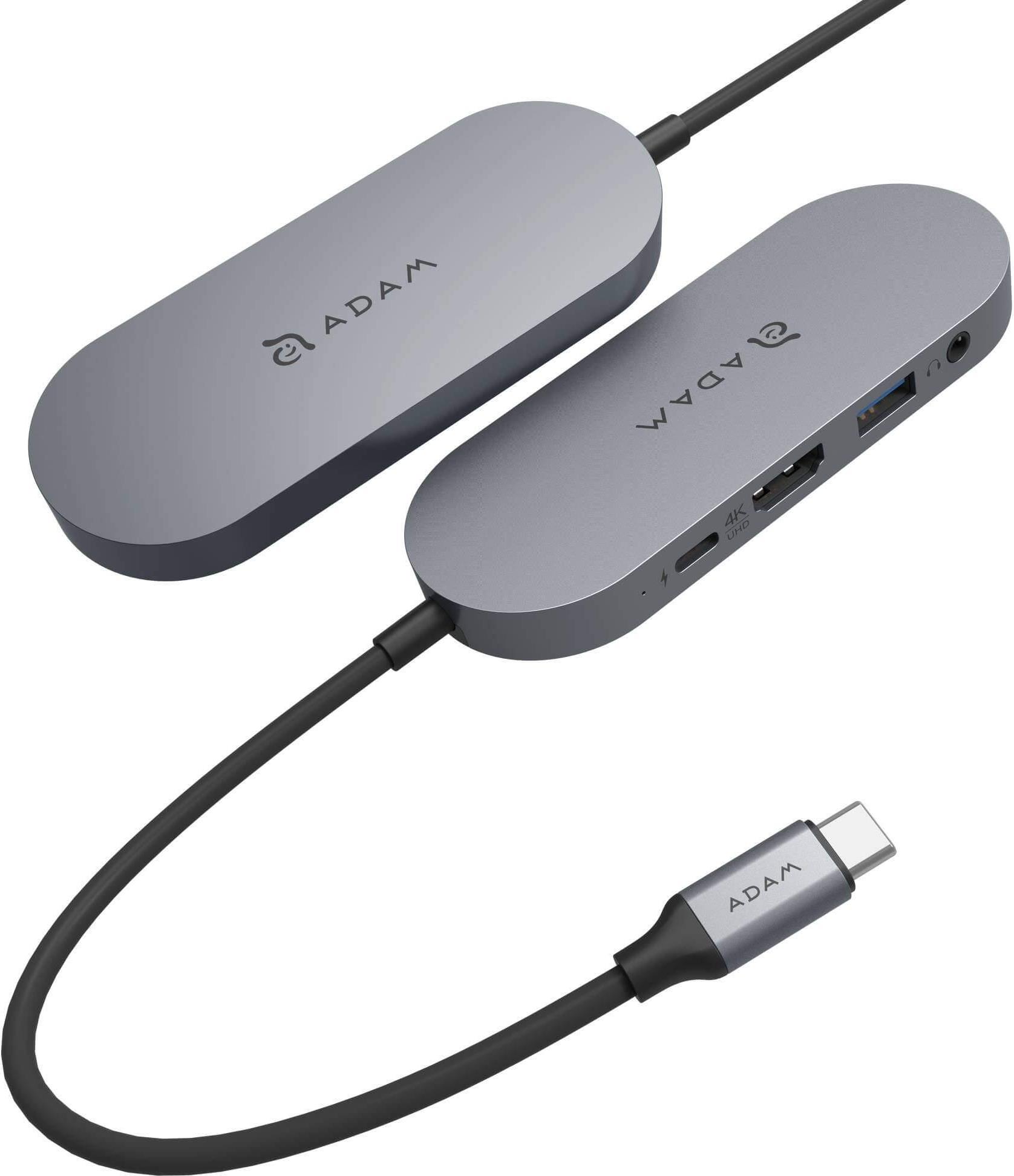 Купить ADAM elements CASA Hub S 5-in-1 mit 960GB SSD | Apple MacBook & USB-C Notebooks | grau | APAADHUBS960GY (APAADHUBS960GY) в магазине wardena.ru