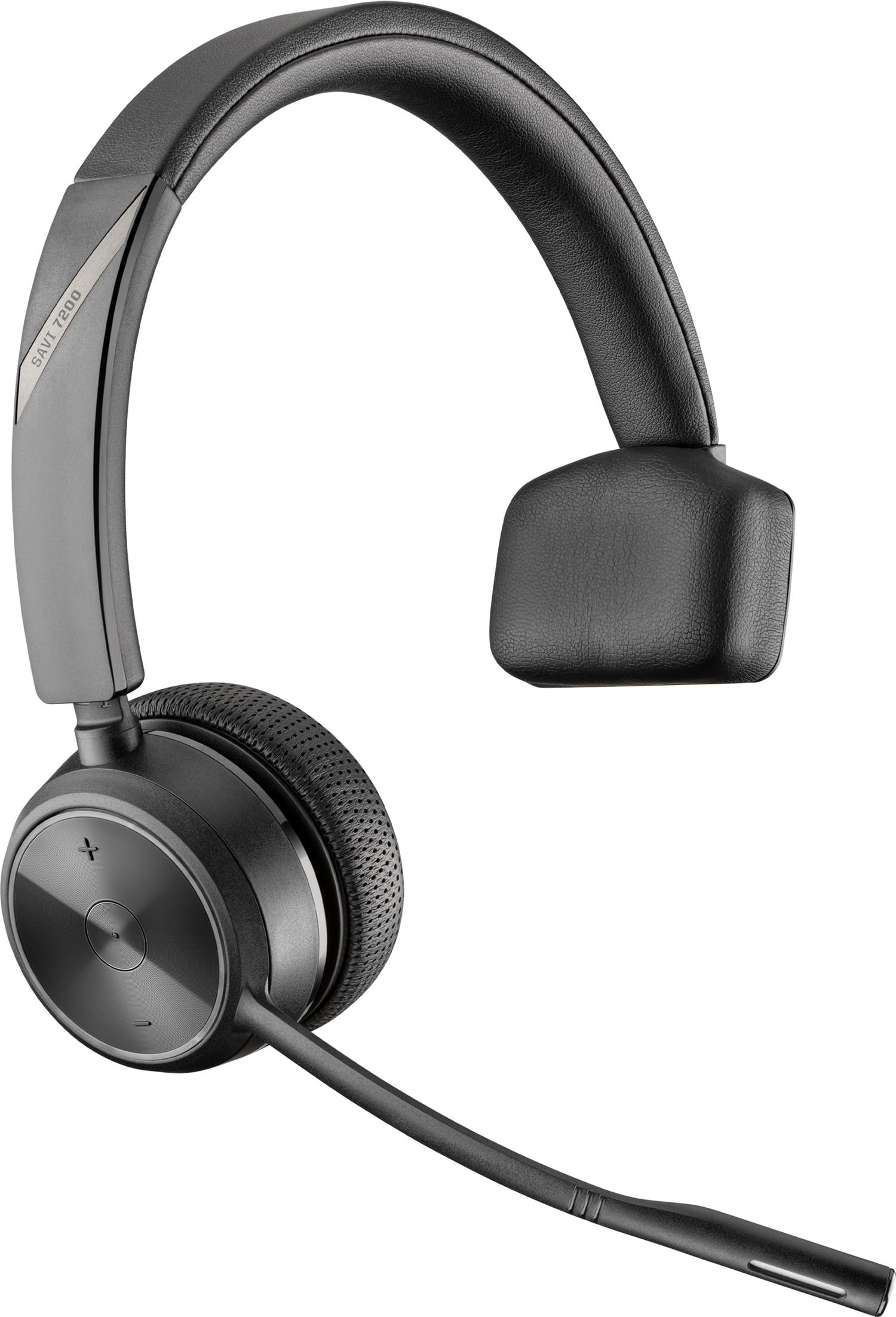 Купить HP POLY Poly Savi 7210 Office - Savi 7200 Series - Headset - On-Ear - DECT - kabellos - aktive Rauschunterdrückung - Schwarz (8D3G9AA#ABB) в магазине wardena.ru