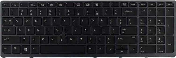 Купить HP 848311-061. Typ: Tastatur, Tastaturlayout: Italienisch, Tastatur mit Hintergrundbeleuchtung, Markenkompatibilität: HP, Kompatibilität: ZBook 17 G3 (848311-061) в магазине wardena.ru