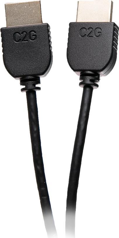 Купить C2G 3ft 4K HDMI Cable - Ultra Flexible Cable with Low Profile Connectors - HDMI-Kabel - HDMI männlich zu HDMI männlich - 91.4 cm - Doppelisolierung - Schwarz (41363) в магазине wardena.ru