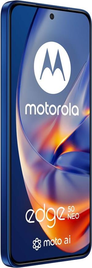 Купить Motorola Edge 50 Neo 5G (6.4") 120Hz Dual SIM Android 14 5G USB Type-C 12 GB 512 GB 4310 mAh Nautical Blue (PB310030PL) в магазине wardena.ru
