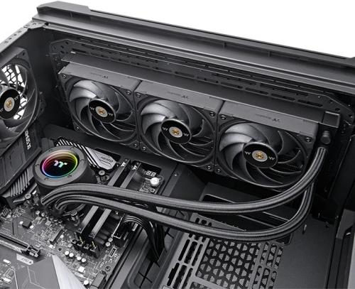 Купить Fellowes Thermaltake TOUGHLIQUID 360 EX Pro ARGB Sync - Prozessor-Flüssigkeitskühlsystem - Kühlergröße: 360 mm - (für: LGA1156, AM2, AM2+, AM3, LGA1155, AM3+, LGA2011, LGA1150, LGA1151, AM4, LGA2066, LGA1200, LGA1700, AM (CL-W400-PL12BL-A) в магазине wardena.ru