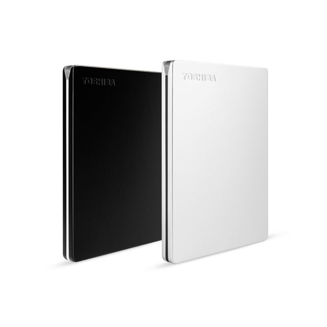 Купить Toshiba Canvio Slim - Festplatte - 1 TB - extern (tragbar) - 2.5" (6.4 cm) - USB 3.2 Gen 1 - Silber (HDTD310ES3DA) в магазине wardena.ru