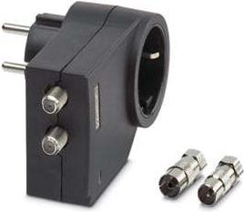 Купить Phoenix MNT-TV-SAT D 1AC-Ausgänge 230V Schwarz Spannungsschutz (2882284) в магазине wardena.ru