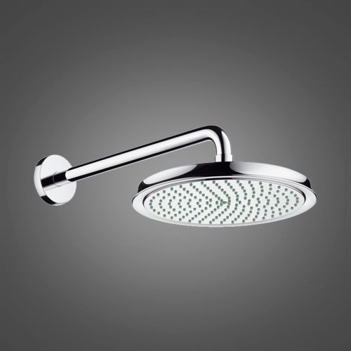 Купить Hansgrohe Raindance Classic Верхний душ 1jet с держателем хром-золото 27424090 в магазине wardena.ru