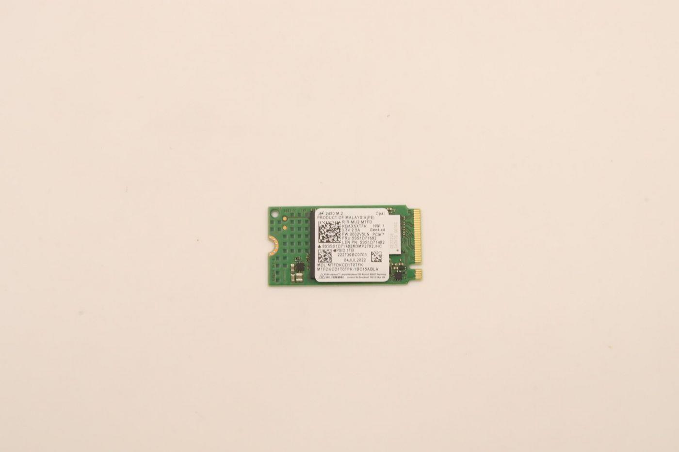 Купить Lenovo SSD 1TB M.2 2242 PCIe4x4 Mic OP (5SS1D71682) в магазине wardena.ru