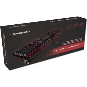 Купить LC Power LC-KEY-MECH-1 - Tastatur - USB - Deutsch - Schwarz - Einzelhandel (LC-KEY-MECH-1) в магазине wardena.ru