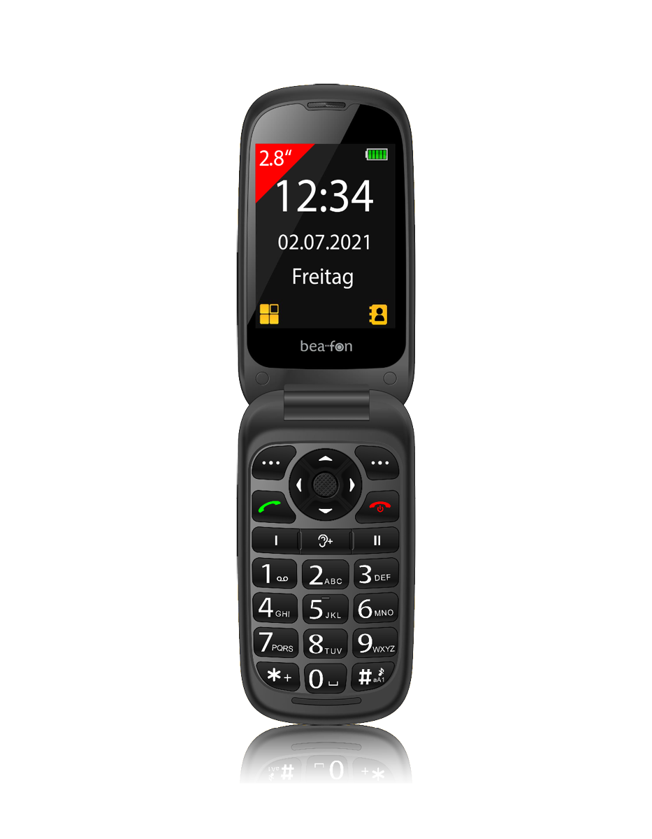 Купить Bea-fon Silver Line SL720 - Feature Phone - microSD slot - LCD-Anzeige - 240 x 320 Pixel - rear camera 0,3 MP - Black Gray (SL720_EU001B) в магазине wardena.ru