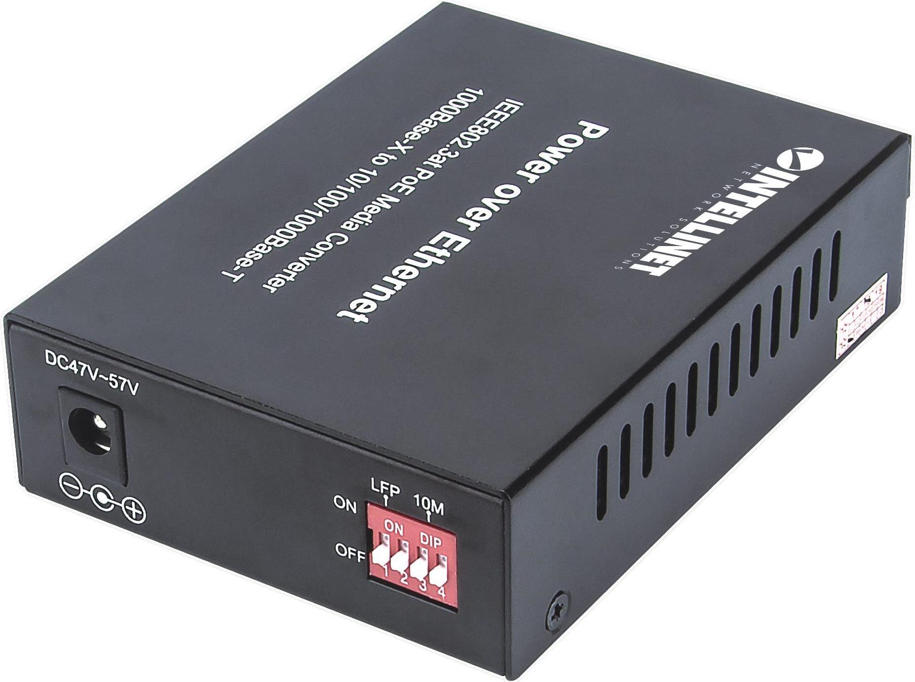 Купить Intellinet Gigabit PoE+ Media Converter - Medienkonverter - GigE - 10Base-T, 1000Base-LX, 100Base-TX, 1000Base-T - RJ-45 / SC Single-Modus - bis zu 20 km - 1310 nm (508209) в магазине wardena.ru