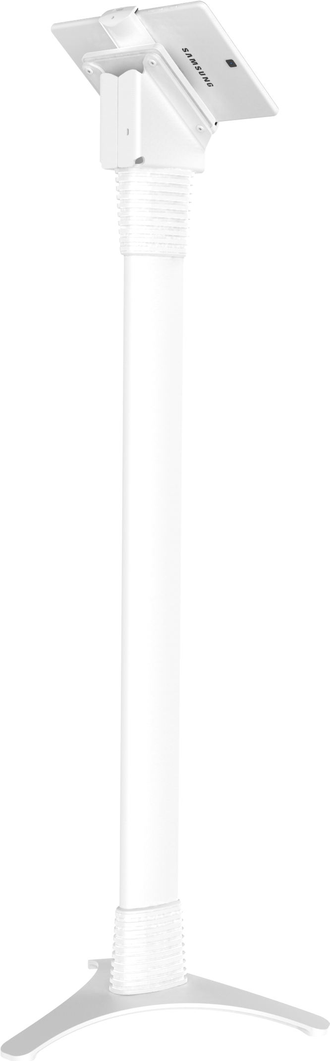 Купить Compulocks Cling Adjustable Universal Tablet Floor Stand - Aufstellung - für Tablett - verriegelbar - hochwertiges Aluminium - weiß - Bildschirmgröße: bis zu 33 cm (bis zu 33,00cm (13") ) - Bodenaufstellung (147WUCLGVWMW) в магазине wardena.ru