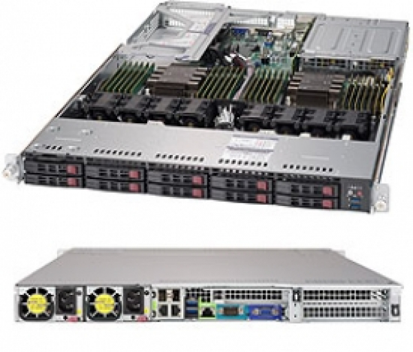 Купить Server Supermicro SYS-1029U-TRTP2 • CSE-119UAC2-R751-T • X11DPU • 1U IPMI в магазине wardena.ru