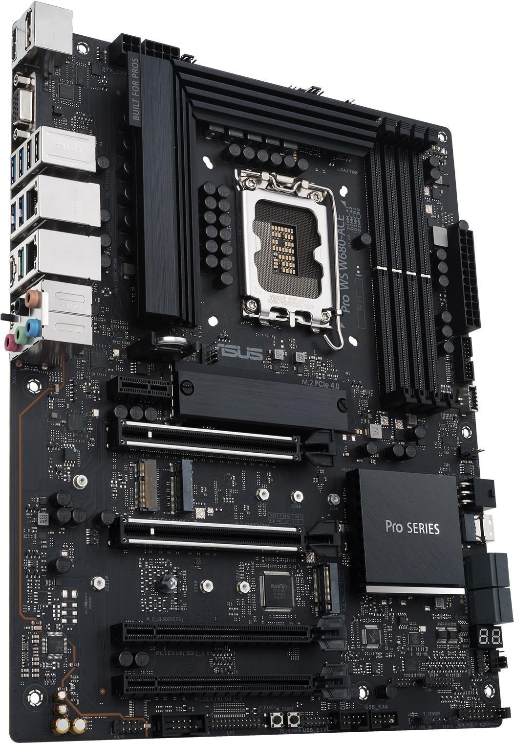 Купить ASUS PRO WS W680-ACE - Intel - LGA 1700 - Intel® Celeron® - Intel® Core™ i5 - Intel® Core™ i7 - Intel® Core™ i9 - Intel® Pentium® Gold - LGA 1700 - DDR5-SDRAM - 128 GB (90MB1DZ0-M0EAY0) в магазине wardena.ru