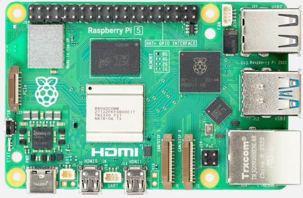 Купить Raspberry Pi 5B Entwicklungsplatine 2400 MHz Arm Cortex-A76 (SC1112) (SC1160) в магазине wardena.ru