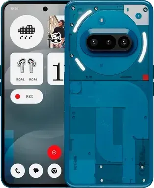 Купить Nothing Phone (3a) 17,2 cm (6.77") Dual-SIM Android 15 5G USB Typ-C 12 GB 256 GB 5000 mAh Blau (A10400153) в магазине wardena.ru