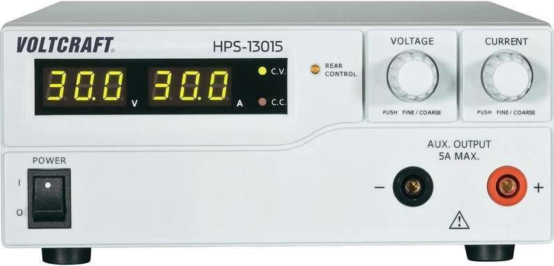 Купить Voltcraft Labornetzgerät, einstellbar HPS-13015 1 - 30 V/DC 0 - 15 A 450 W 1 x Remote (HPS-13015) в магазине wardena.ru