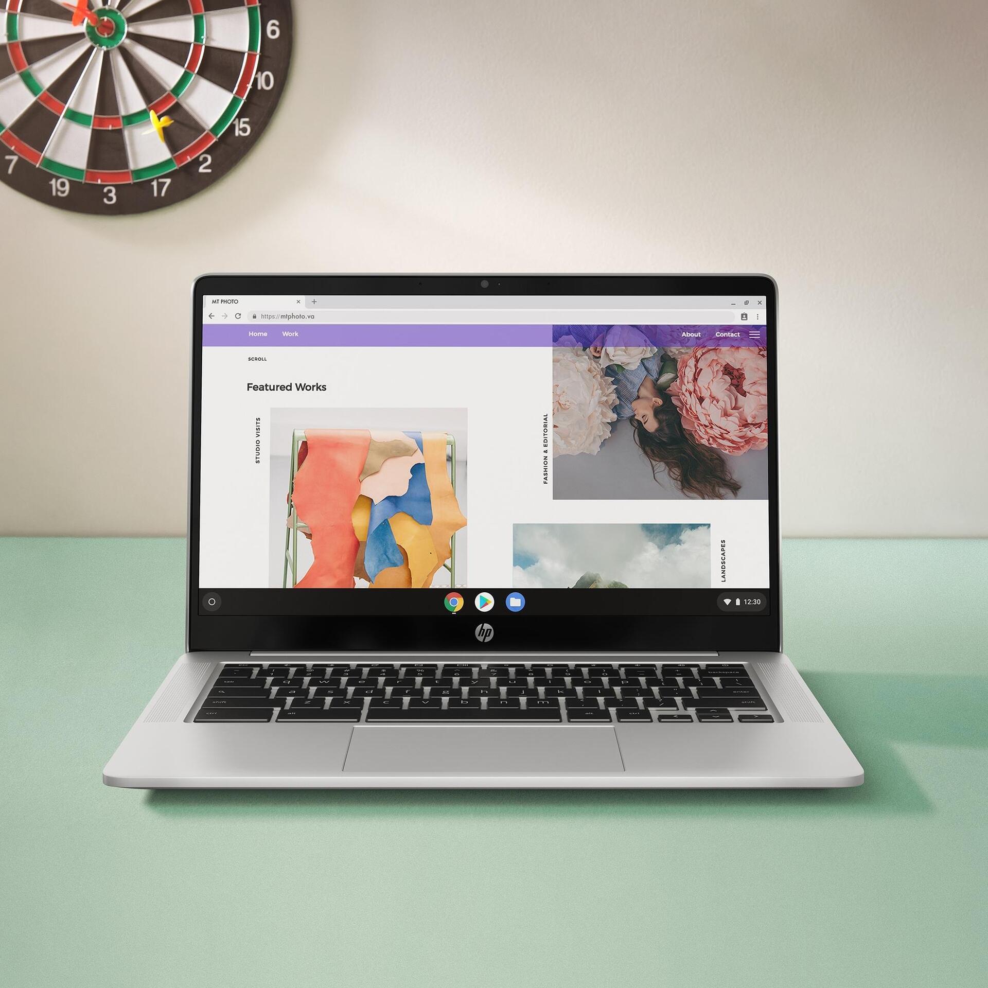 Купить HP Chromebook 14a-nd0020ng - AMD 3000 Series 3015Ce / 1.2 GHz - Chrome OS - Radeon Graphics - 4 GB RAM - 64 GB eMMC - 35.6 cm (14") IPS 1920 x 1080 (Full HD) - Wi-Fi 5 - Mineral-Silberfarben (Oberseite), natürlich silber (4J925EA#ABD) в магазине wardena.ru