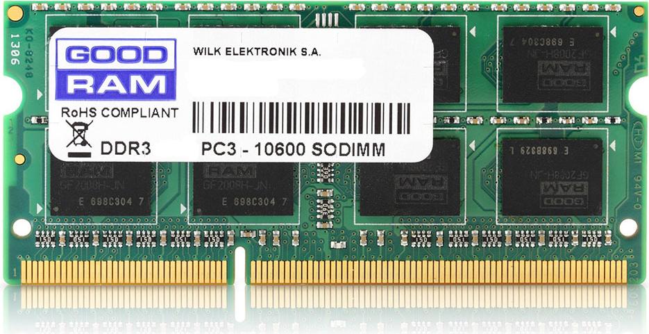 Купить Goodram 4GB PC3-10600 4GB DDR3 1333MHz Speichermodul (W-A3418018) в магазине wardena.ru