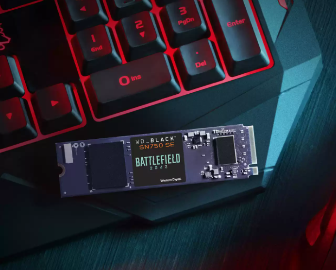 Купить SanDisk WD_BLACK SN750SE NVMe SSD BF 2042 1TB M.2 1000 GB PCI Express 4.0 (WDBB9J0010BNC-WRSN) в магазине wardena.ru