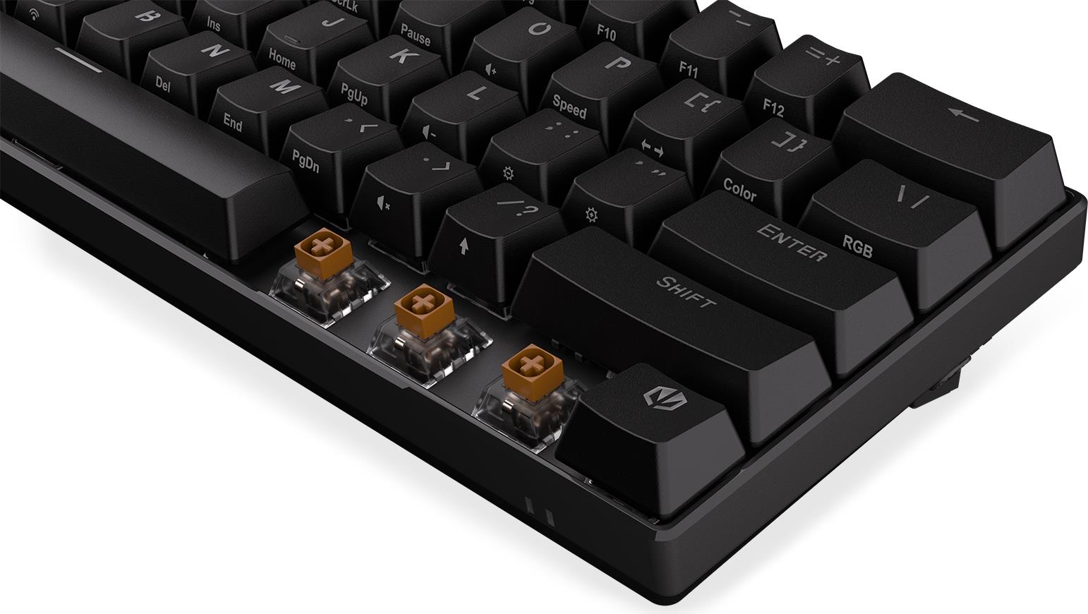 Купить ENDORFY Thock Compact Tastatur Gaming USB + RF Wireless + Bluetooth QWERTY Englisch Schwarz (EY5A067) в магазине wardena.ru