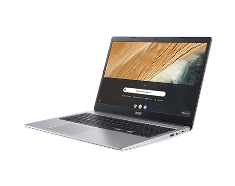 Купить Acer Chromebook 315 CB315-3HT-C4GR - Intel Celeron N4120 / 1.1 GHz - Chrome OS - UHD Graphics 600 - 4 GB RAM - 64 GB eMMC - 39.62 cm (15.6") IPS Touchscreen 1920 x 1080 (Full HD) - Wi-Fi 5 - Reines Silber - kbd: Deutsch (NX.HKCEG.004) в магазине wardena.ru