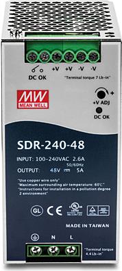 Купить TRENDnet TI-S24048 - Stromversorgung (DIN-Schienenmontage möglich) - Wechselstrom 100-240 V - 240 Watt - aktive PFC - für TRENDnet TI-PG80 (TI-S24048) в магазине wardena.ru