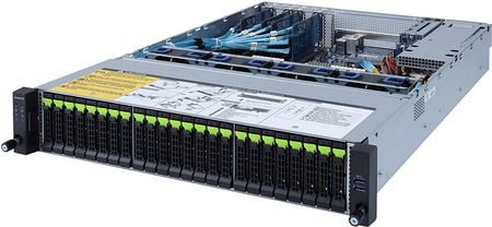 Купить Gigabyte R272-Z34 - DDR4-SDRAM - 2933,3200 MHz - Octa-channel - 2.5"  - Aspeed AST2500 - Gigabit Ethernet (6NR272Z34MR-00) в магазине wardena.ru